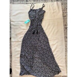 NEW w/ tags Tiare Hawaii Floral Spaghetti Strap Maxi Dress O/S Boho